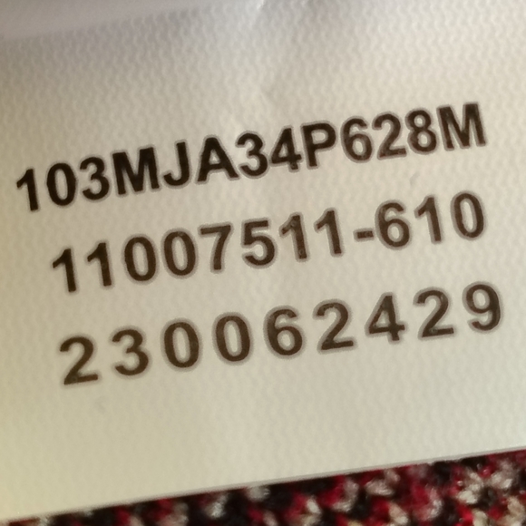 Anne Klein Houndstooth Blazer in Black, Red, and White - Picture 11 of 11